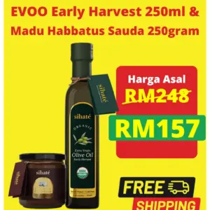Minyak Zaitun Sihate - Kombo Bertenaga Sihaté