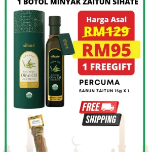 Minyak Zaitun Sihate - Percubaan 1 Botol